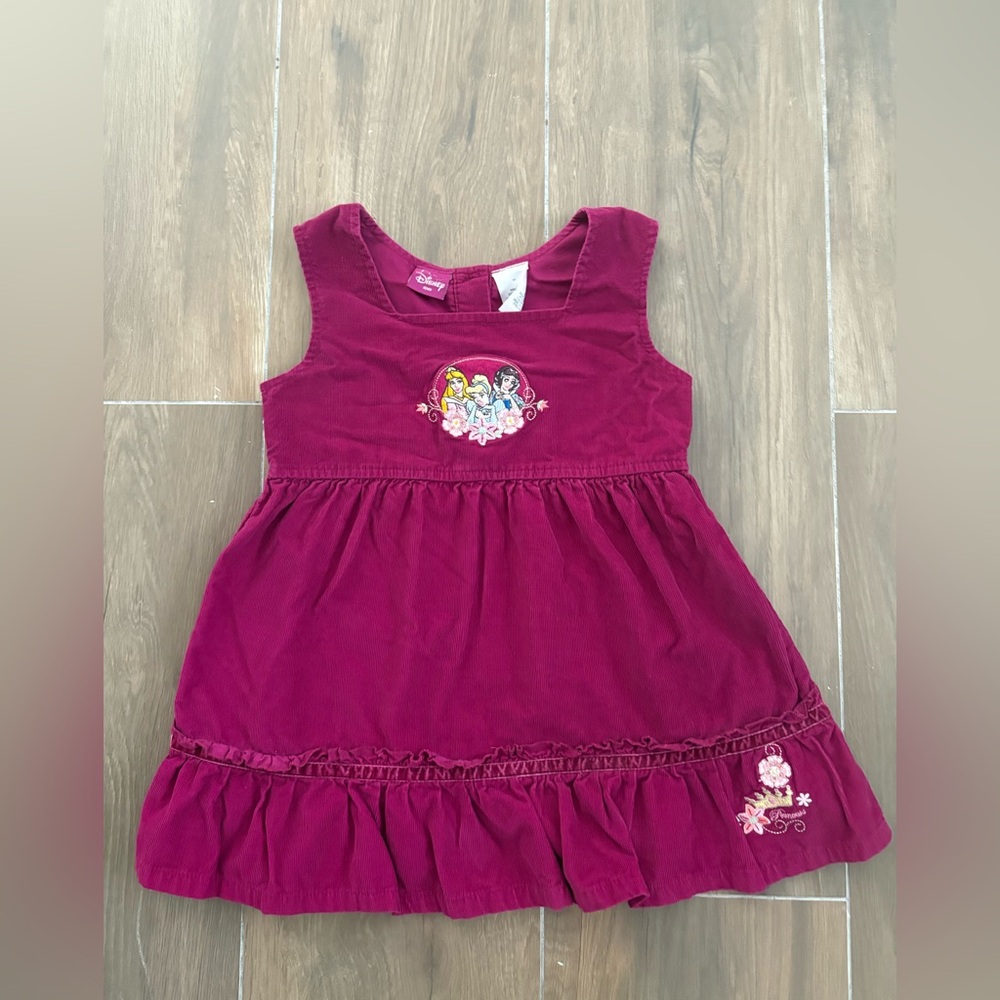Vintage disney princess corduroy dress